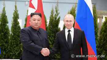 Beste Freunde auch im Krieg: Kim Jong-un will mit Putin Händchen halten