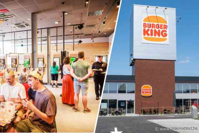 Burger King opent langs A12 in Wilrijk: “Met grote speelruimte voor kinderen en speciale de frisdrankmachines”
