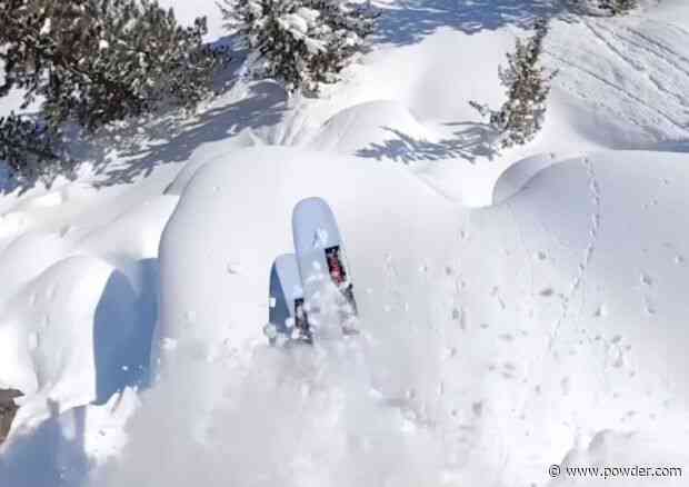 Stan Rey Launches Off Cliff, Bounces Off Snow With Ease