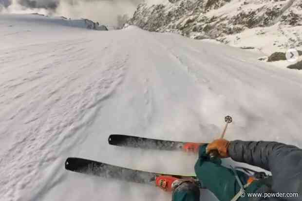 Pro Skier Accomplishes Dream Route On France's Tallest Peak