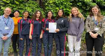 Ealing girls school honoured for cutting number of car journeys