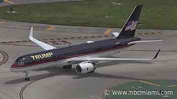 Donald Trump arrives in Miami ahead of history-making indictment hearing