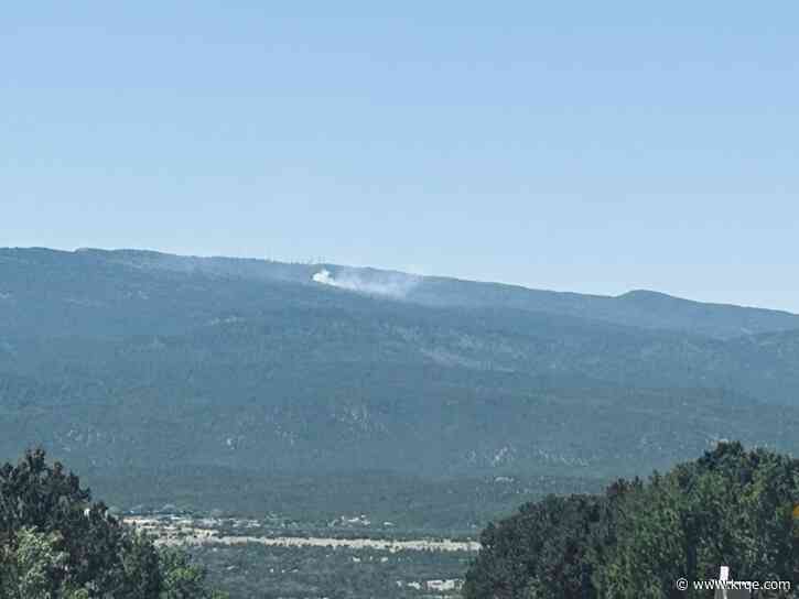 10K Fire burns in Sandia Mountains