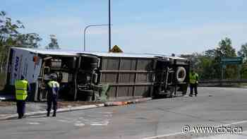 Driver charged after bus carrying wedding guests crashes in Australia, killing 10