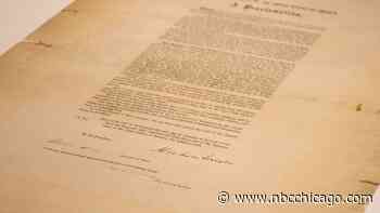 Emancipation Proclamation, signed by Abraham Lincoln, to be displayed in Springfield for Juneteenth