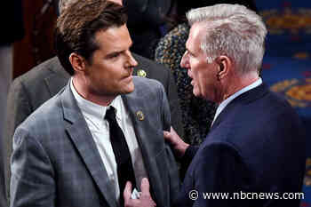 McCarthy strikes temporary deal with conservative rebels, ending blockade on House floor