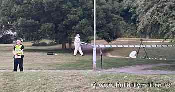 CSI search park off Spring Bank after police cordon it off