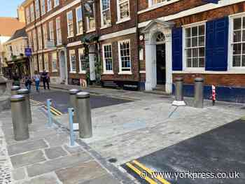 York: High Petergate reopens with bollards in place