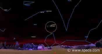Don't miss Jupiter and its 5 Galilean satellites shine near the crescent moon tonight