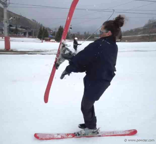 Skier's Clever Trick Is Blowing Everybody's Minds On The Internet