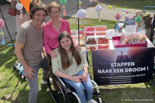 Astrid wil 130.000 euro inzamelen voor staprobot voor kinderrevalidatiecentrum UZ Gent: “Voor mijn dochter Ella en alle andere patiënten”