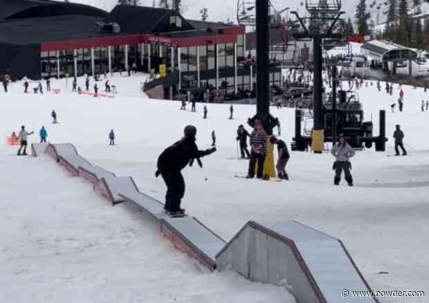 Olympian Zoe Kalapos Attempts 'Boxzilla' At Palisades Tahoe