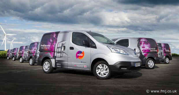 Half of Mitie’s fleet is now made up of electric powered vehicles