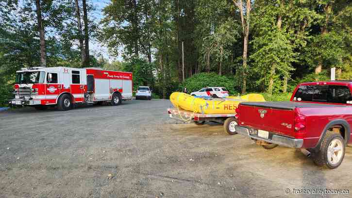 Chilliwack Search and Rescue activated for possible drowning in Vedder River