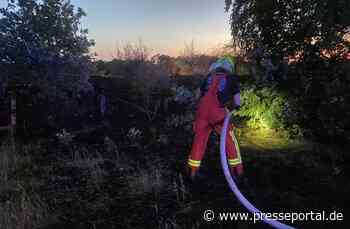 FW-SE: Größerer Busch-und Flächenbrand im Freizeitpark Kaltenkirchen