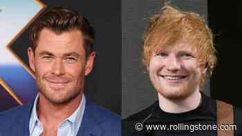 Chris Hemsworth Loves Ed Sheeran So Much He’s Making Fancams