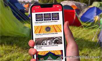 Vodafone launches a Glastonbury APP that lets you create personalised line-ups