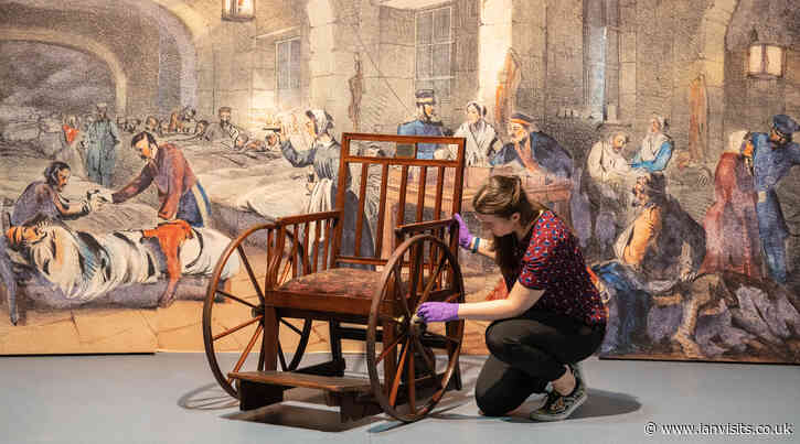Florence Nightingale’s customized wheelchair returned to the UK after fundraising campaign