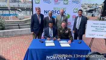 Norfolk, U.S. Army Corps of Engineers sign coastal storm agreement
