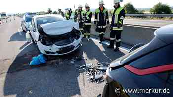 A96: Fünf Auffahrunfälle innerhalb einer halben Stunde zwischen Erkheim und Memmingen-Ost