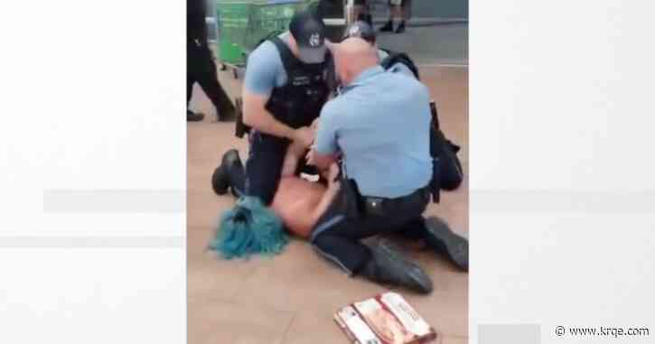 Police detain Walmart shopper, kneel on his neck for not showing pizza receipt, video shows: 'I'm just terrified'