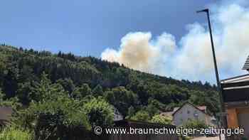Waldbrand bei Pirmasens - Rund 50 Bewohner verlassen Häuser