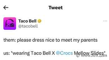 Taco Bell’s latest collab? Crocs
