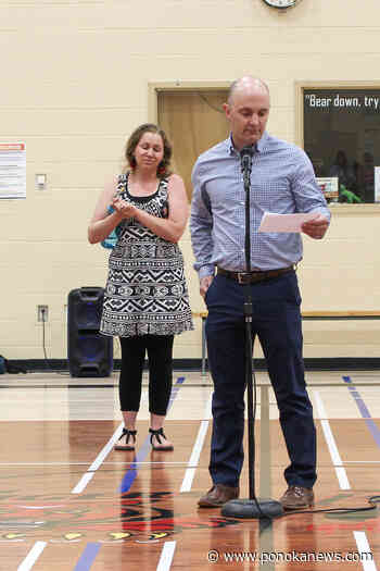 Indigenous dance troupe performs in Castor