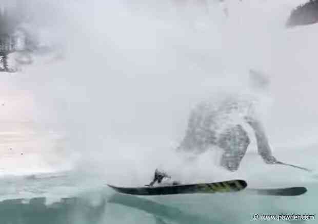 Will Wesson Smashes Across Ice And Water In Extremely Satisfying Video