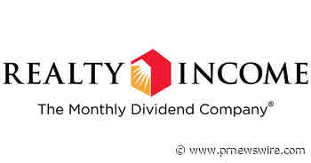 121st Common Stock Monthly Dividend Increase Declared by Realty Income
