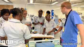 NHS: 'Tired' nurses and strikes see applications fall, university says