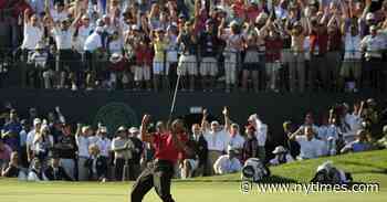 Tiger Woods, Forced to Miss the U.S. Open, Is Everywhere
