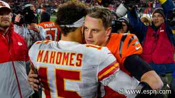 Joe Burrow names Patrick Mahomes as best NFL QB