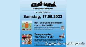 Die Waldkolonie feiert mit einem Hof- und Gartenflohmarkt