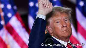 Donald Trump auf der Anklagebank