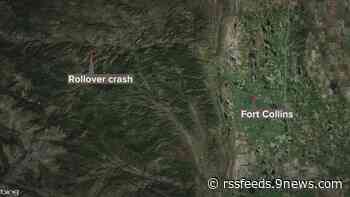 Converted bus carrying 5 people rolls off road in remote area of Larimer County