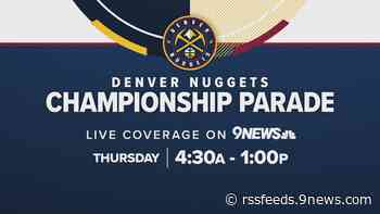 Will storms affect the Nuggets parade on Thursday?