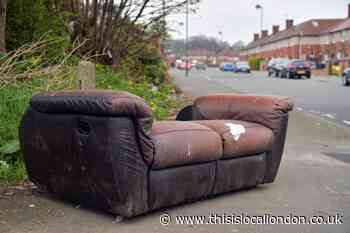 Bexley towns with the highest and lowest number of fly tipping reports