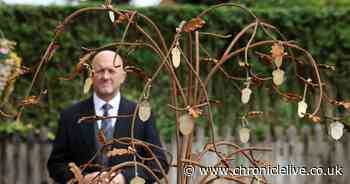Place to remember loved ones lost during the Covid pandemic unveiled in Ashington