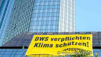 Erneuter Greenpeace-Protest gegen Deutsche-Bank-Tochter DWS