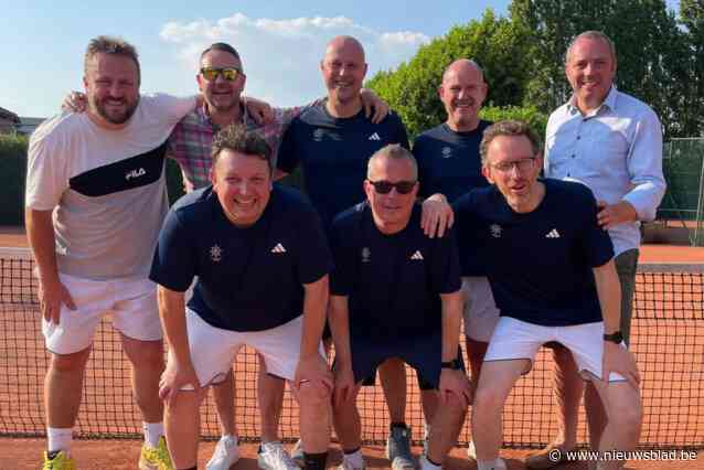 Heren H35 van Zeelse Tennisclub zijn kampioen