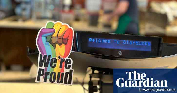 Starbucks Pride decorations removed because of new policy, US workers say