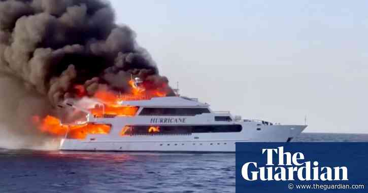 Three Britons confirmed dead in Egypt boat fire