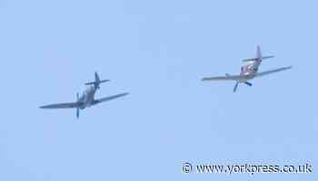 Second World War icons 'grace the skies' above York