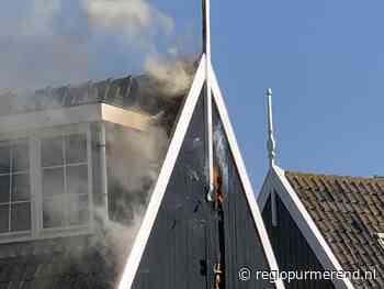 Groot alarm voor woningbrand op Marken
