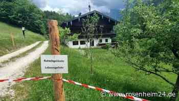 Bauernhof im Kaisertal droht in Schlucht zu stürzen