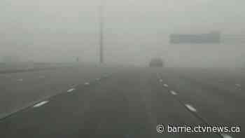 Early morning fog makes travel difficult across central Ontario