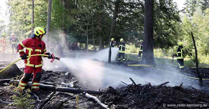 Wälder in Unterfranken brennen: Ursache unbekannt