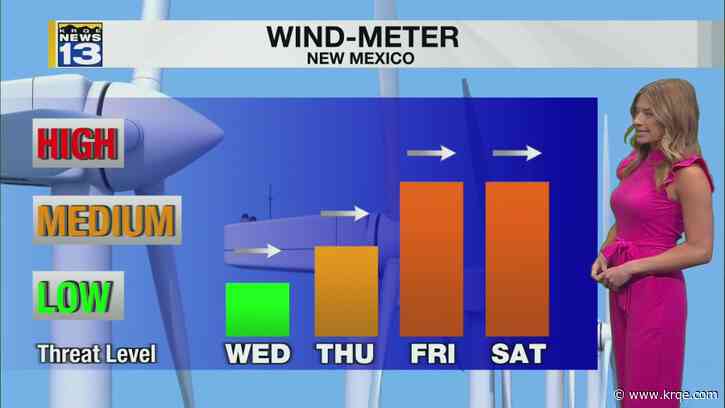 New Mexico sees warmer and breezy days