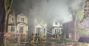 3 newly built homes burned in east Edmonton fire